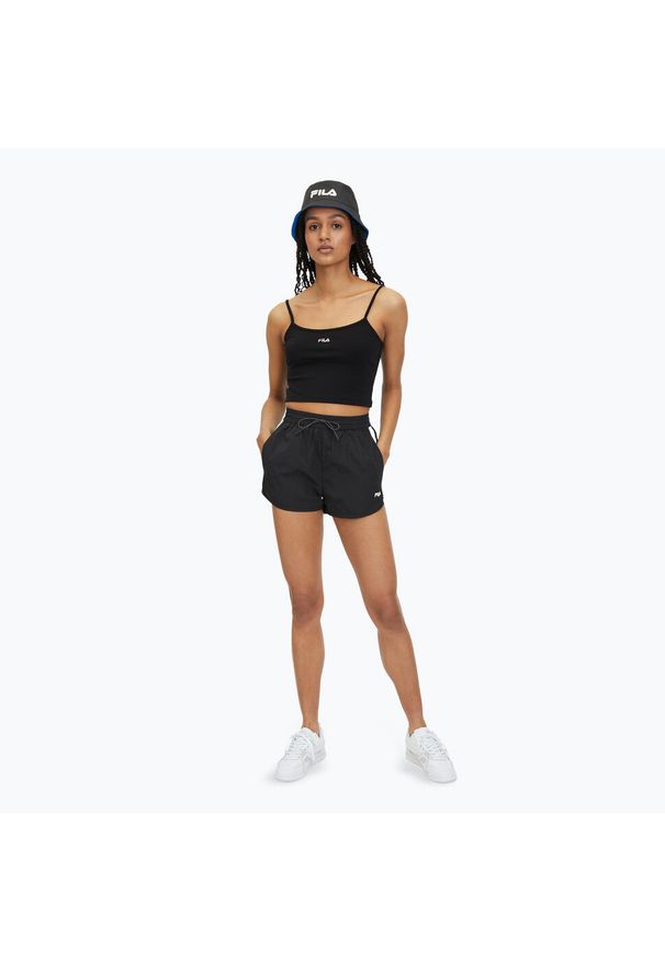 Fila - Koszulka damska FILA Loni Cropped Spaghetti. Kolor: czarny