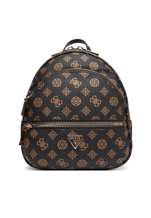 Guess Plecak Manhattan II HWPG71 18320 Brązowy. Kolor: brązowy. Materiał: skóra
