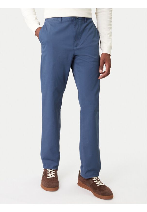 TOMMY HILFIGER - Tommy Hilfiger Chinosy Denton Essential MW0MW40262 Niebieski Straight Fit. Kolor: niebieski. Materiał: bawełna
