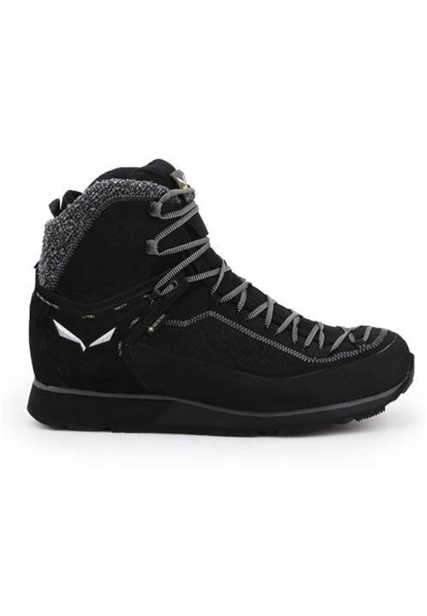 Buty trekkingowe męskie Salewa MS Mtn Trainer 2 Winter. Wysokość cholewki: za kostkę. Zapięcie: sznurówki. Kolor: czarny, szary, wielokolorowy. Materiał: materiał. Szerokość cholewki: normalna