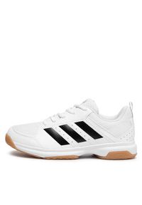 Adidas - adidas Buty halowe Ligra 7 M GZ0069 Biały. Kolor: biały. Materiał: skóra