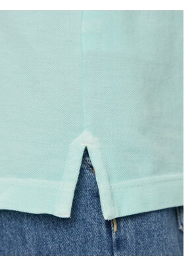 United Colors of Benetton - United Colors Of Benetton Polo 3089U301K Zielony Regular Fit. Typ kołnierza: polo. Kolor: zielony. Materiał: bawełna