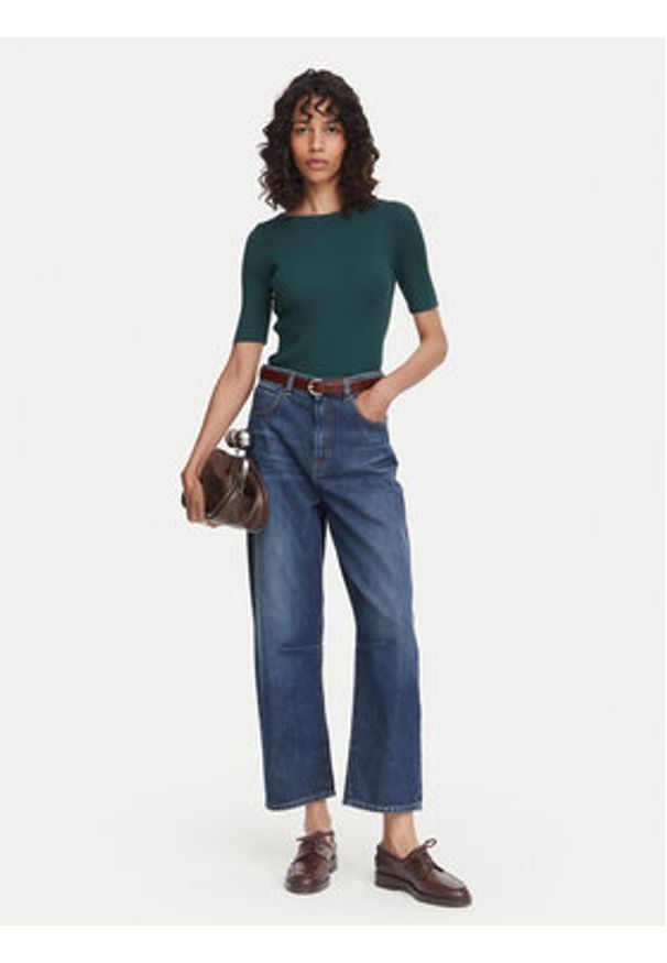 Weekend Max Mara Jeansy Caduca 2625186041 Granatowy Boyfriend Fit. Kolor: niebieski