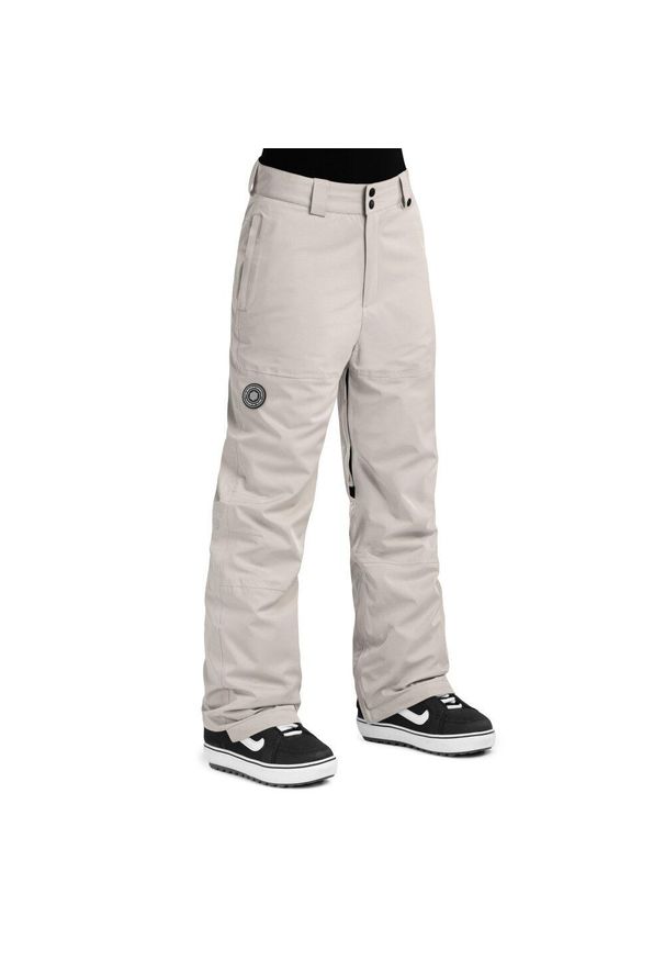 SIROKO - Spodnie snowboardowe damskie Groot-W. Kolor: beżowy. Sezon: zima. Sport: snowboard
