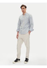 Mustang Koszula Rawlins 1016249 Błękitny Slim Fit. Kolor: niebieski. Materiał: bawełna #4