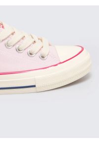 Big-Star - Trampki damskie niskie różowe RR274640 600. Okazja: na co dzień. Zapięcie: sznurówki. Kolor: różowy. Materiał: guma, materiał. Styl: casual, elegancki, sportowy, klasyczny #6