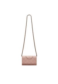 Tory Burch Torebka Fleming Soft Polished Grain Chain Wallet 158604 Różowy. Kolor: różowy. Materiał: skórzane #2