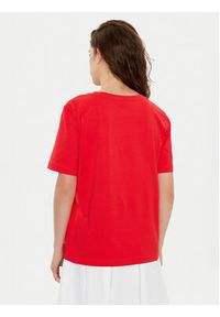Lacoste T-Shirt TF7300 Czerwony Regular Fit. Kolor: czerwony. Materiał: bawełna #5