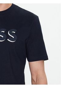BOSS - Boss T-Shirt 50481611 Granatowy Regular Fit. Kolor: niebieski. Materiał: bawełna #5