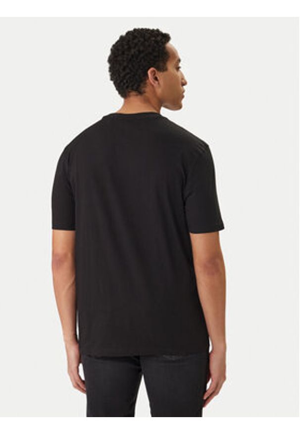 Hugo - HUGO T-Shirt Dostino 50557674 Czarny Regular Fit. Kolor: czarny. Materiał: bawełna