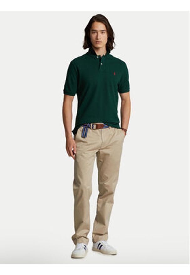 Polo Ralph Lauren Polo Core Replen 710782592 Zielony Custom Slim Fit. Typ kołnierza: polo. Kolor: zielony. Materiał: bawełna