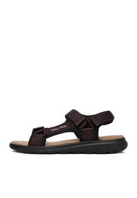 Nautica Sandały CEO-RINO-01 MBS Brązowy. Kolor: brązowy. Materiał: materiał #6