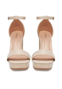 DeeZee Sandały LE601-19 Écru. Materiał: syntetyk, materiał #7