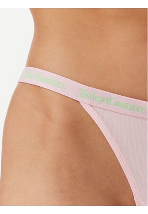 Juicy Couture Komplet stringów JCTTH125982 Kolorowy. Materiał: syntetyk. Wzór: kolorowy