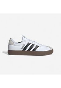 Adidas - Sneakersy męskie ADIDAS VL Court 3.0. Kolor: biały. Materiał: zamsz, kauczuk, skóra, syntetyk. Szerokość cholewki: normalna