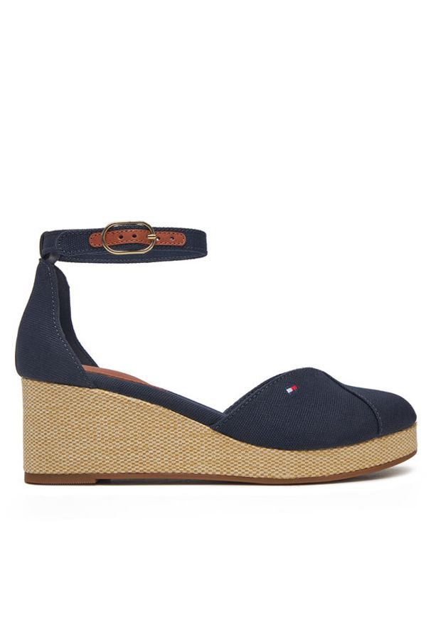 TOMMY HILFIGER - Tommy Hilfiger Espadryle FW0FW08657 Granatowy. Kolor: niebieski. Materiał: materiał