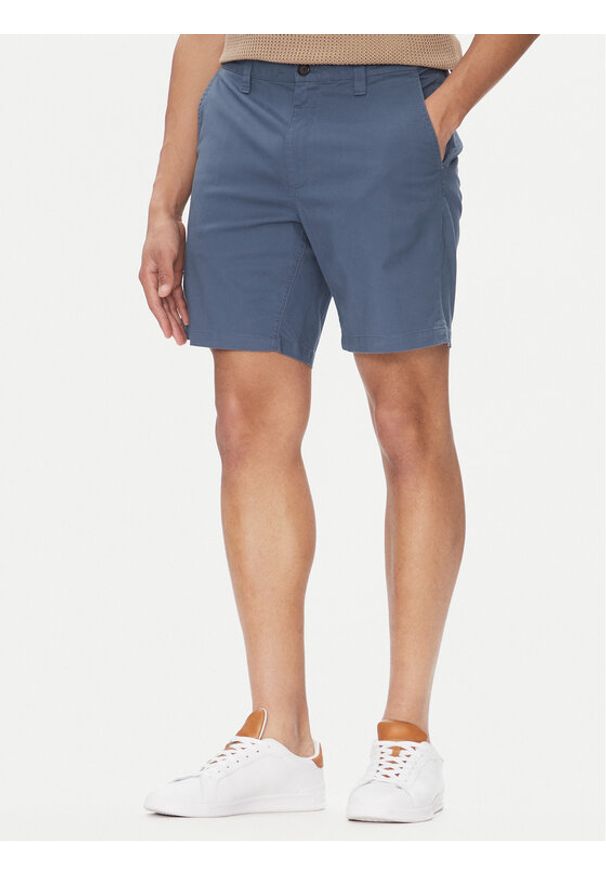 Michael Kors Szorty materiałowe CS5304ZDR2 Niebieski Regular Fit. Kolor: niebieski. Materiał: bawełna