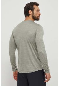 Salewa longsleeve sportowy Puez Melange kolor szary melanżowy. Kolor: zielony. Materiał: materiał. Długość rękawa: długi rękaw. Wzór: melanż. Styl: sportowy #3