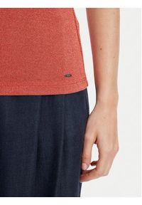 Morgan Top 251-DIDONI Różowy Slim Fit. Kolor: różowy. Materiał: wiskoza