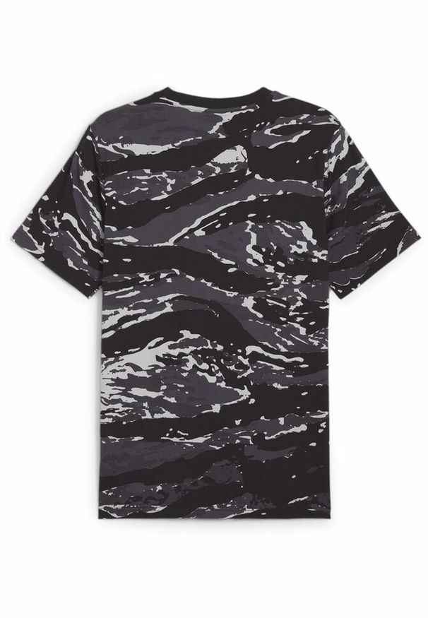 Puma - Męska koszulka z grafiką ESS+ CAMO PUMA Black. Kolor: czarny