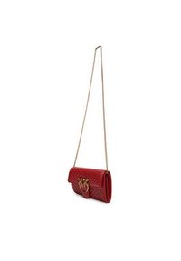 Pinko - PINKO Torebka Love One Wallet C PE 25 PLTT 100062 A0GK Czerwony. Kolor: czerwony. Materiał: skórzane