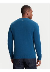 United Colors of Benetton - United Colors Of Benetton Sweter 1244K108S Granatowy Regular Fit. Kolor: niebieski. Materiał: wełna #2