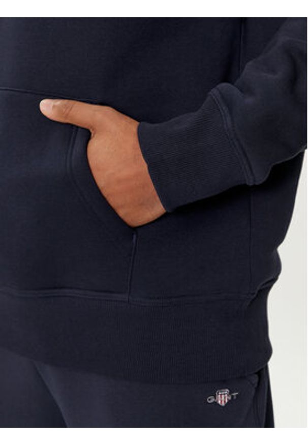 GANT - Gant Bluza Archive Shield 2047082 Granatowy Regular Fit. Kolor: niebieski. Materiał: bawełna