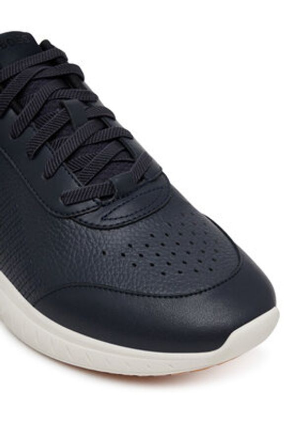 BOSS Sneakersy Titanis 50548718 Granatowy. Kolor: niebieski. Materiał: skóra
