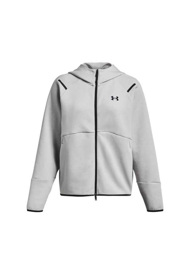 Damska bluza z kapturem zapinana na zamek Under Armour Unstoppable Fleece. Typ kołnierza: kaptur. Kolor: szary, czarny, wielokolorowy. Sport: bieganie