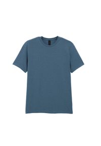 GILDAN - Bawełniana Koszulka Unisex Dla Dorosłych W Miękkim Stylu. Kolor: niebieski. Materiał: bawełna