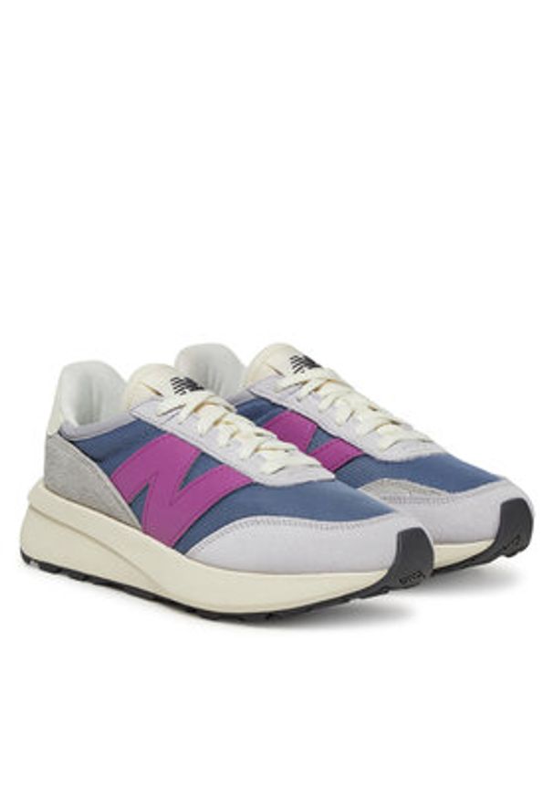 New Balance Sneakersy U370DC Granatowy. Kolor: niebieski. Materiał: zamsz, skóra