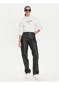 Guess Jeans Bluza W4YQ15 KC811 Biały Regular Fit. Kolor: biały. Materiał: bawełna #3
