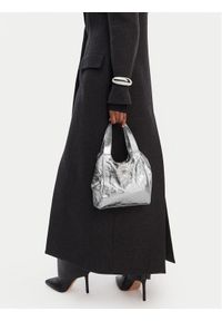 Pinko - PINKO Torebka Tote Mini Bag AI 25-26 PLTT 104645 A2OT Srebrny. Kolor: srebrny. Materiał: skórzane #1