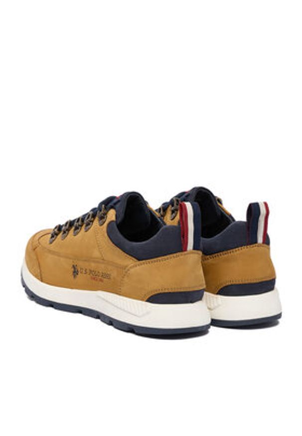 U.S. Polo Assn. Sneakersy EO-VENTUR002M/EL1 Beżowy. Kolor: beżowy. Materiał: skóra, zamsz