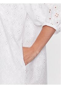 Marella Sukienka Oglio 2332211134 Biały Regular Fit. Kolor: biały. Materiał: bawełna #4