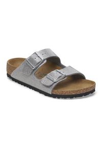 Klapki dla dzieci Birkenstock Arizona Kids. Kolor: szary. Materiał: syntetyk, materiał