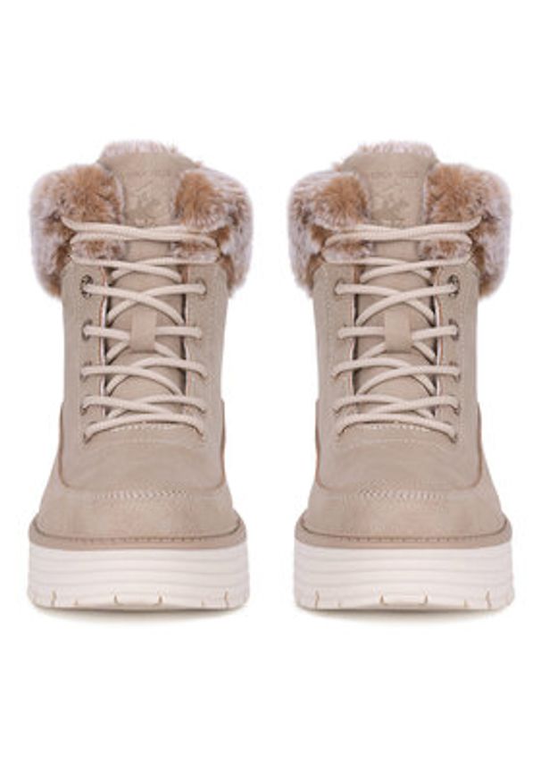 Beverly Hills Polo Club Trzewiki V12-703 Beżowy. Kolor: beżowy. Materiał: syntetyk, materiał