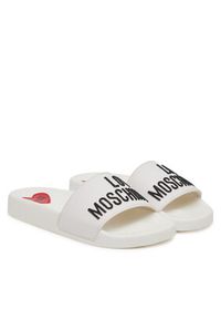 Love Moschino - LOVE MOSCHINO Klapki JA28052G0MI14100 Biały. Kolor: biały. Materiał: syntetyk #3