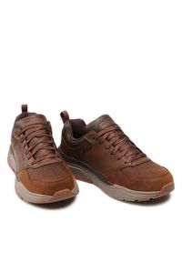 skechers - Skechers Sneakersy Treno 66204/CDB Brązowy. Kolor: brązowy. Materiał: nubuk, skóra #8
