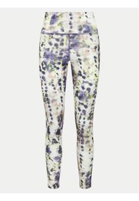 Deha Legginsy D02006 Kolorowy Slim Fit. Materiał: syntetyk. Wzór: kolorowy