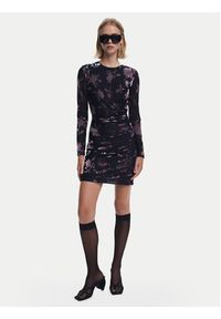 Desigual Sukienka koktajlowa Medora 25WWVK27 Czarny Slim Fit. Kolor: czarny. Materiał: syntetyk. Styl: wizytowy #6