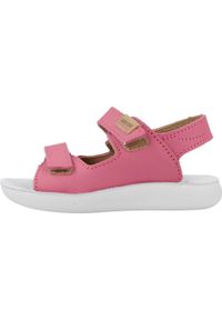 Geox - Sandały GEOX B SANDAL LIGHTFLOPPY Rose. Kolor: różowy. Materiał: tkanina, skóra. Sezon: lato