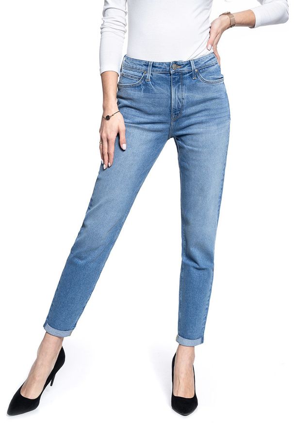 marka niezdefiniowana - LEE MOM STRAIGHT LIGHT LUNA L32ILTYX