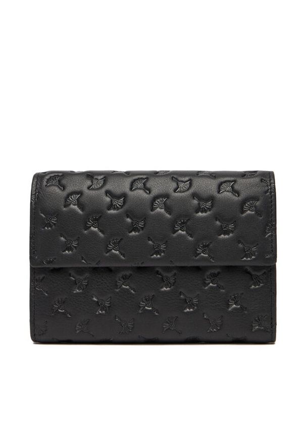 JOOP! Duży Portfel Damski Leggero Stampa Cosma Wallet 4140007507 Czarny. Kolor: czarny. Materiał: skóra