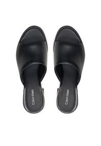 Calvin Klein Klapki Heel Mule 60 Lth HW0HW01941 Czarny. Kolor: czarny #2