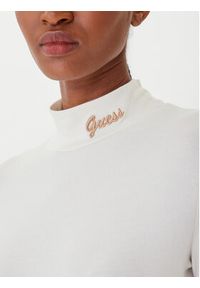 Guess Sukienka codzienna V5BK04 KCBF1 Écru Slim Fit. Okazja: na co dzień. Materiał: bawełna. Typ sukienki: proste. Styl: casual #2