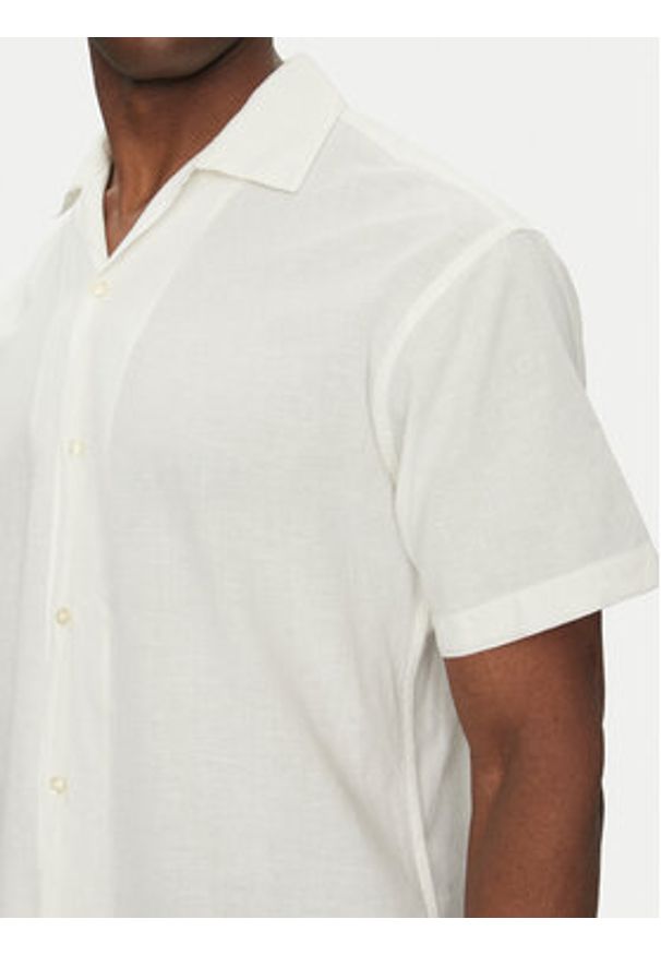 Jack & Jones Koszula Breeze Resort 12268967 Biały Relaxed Fit. Kolor: biały. Materiał: bawełna