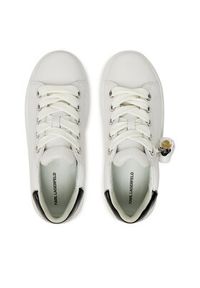 Karl Lagerfeld - KARL LAGERFELD Sneakersy Kapri KL62519 Biały. Kolor: biały. Materiał: skóra #6