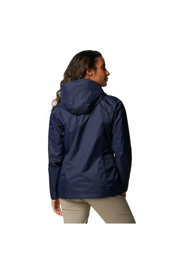 columbia - Kurtka przeciwdeszczowa damska Columbia Arcadia II Jacket z kapturem. Typ kołnierza: kaptur. Kolor: niebieski. Sport: turystyka piesza