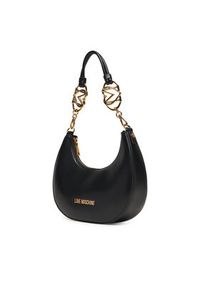 Love Moschino - LOVE MOSCHINO Torebka JC4048PP1NLF0000 Czarny. Kolor: czarny. Materiał: skórzane